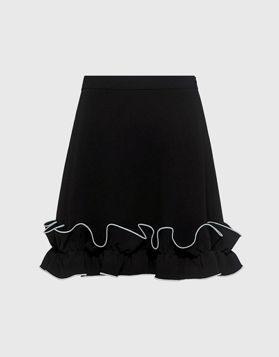 A-line Ruffle Mini Skirt