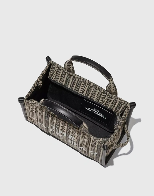 Small Woven Tote Bag in Beige - Marc Jacobs