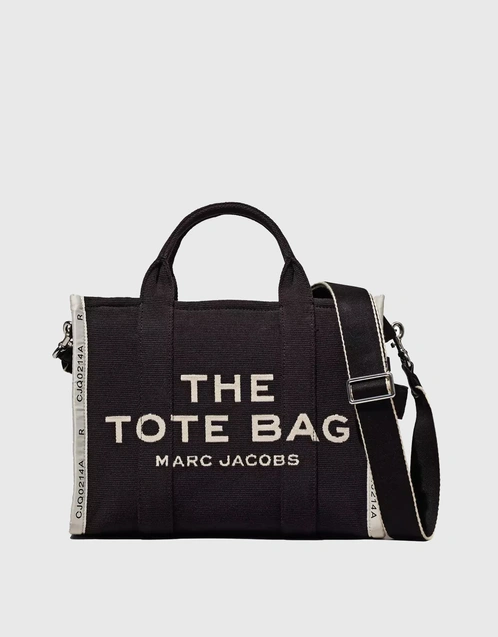 The Medium Leather Tote Bag in Black - Marc Jacobs