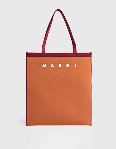 Marni Logo提花托特包