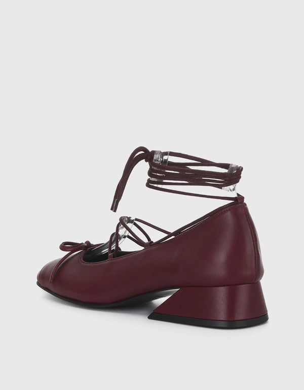 YIEYIE Susie Lace-up Flats