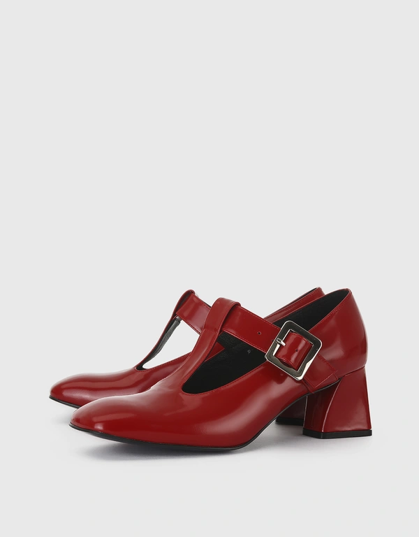 Sally T-strap Mary-Jane Pumps
