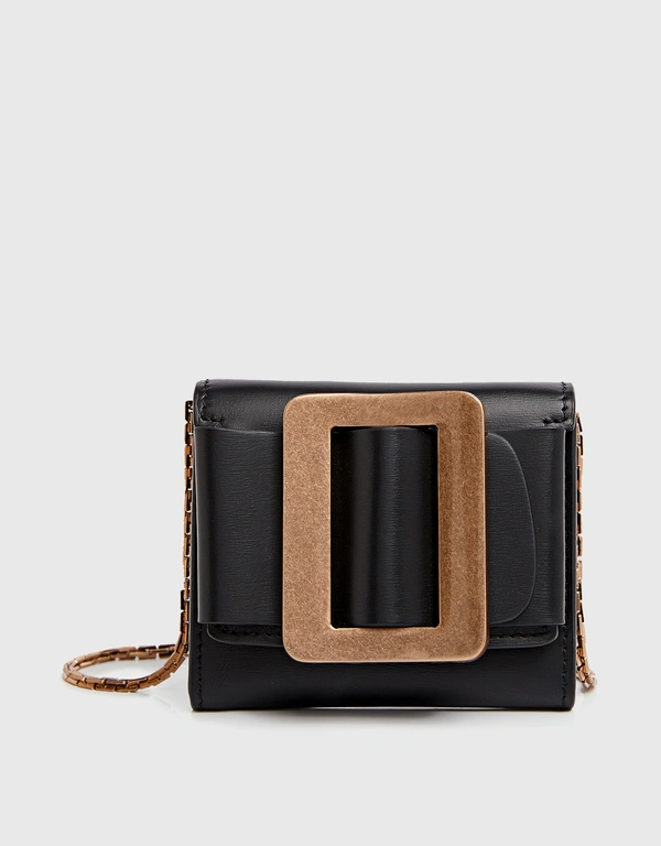 Boyy Leather Card Holder With Chain bag