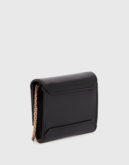 Leather Card Holder With Chain bag