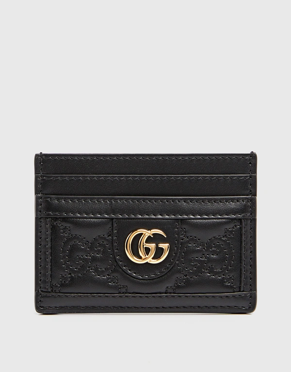 Gucci GG Leather Matelassé Card Holder