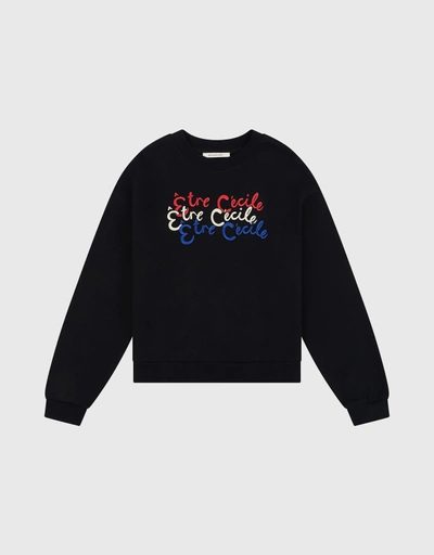 Etre Cecile Tri Colour Swirl Classic Sweatshirt