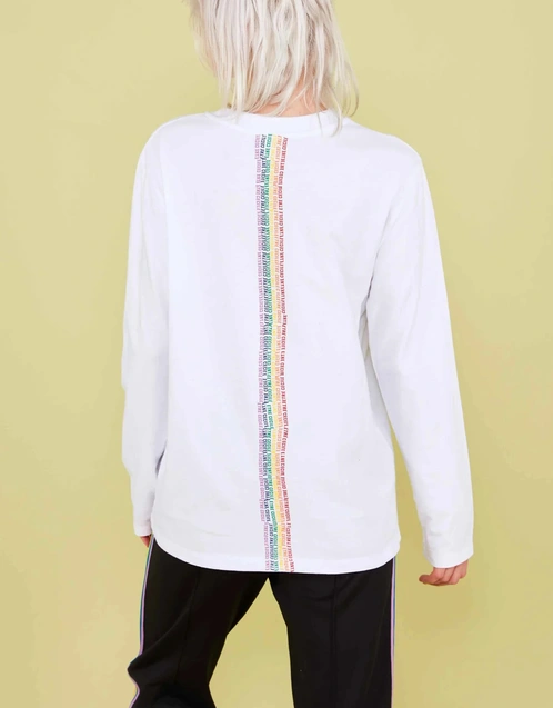 Etre Cecile Rainbow Long Sleeve T-Shirt
