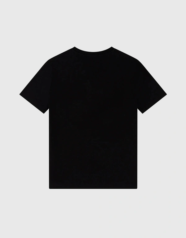 St Honore Girls Bat Classic T-Shirt-Washed Black