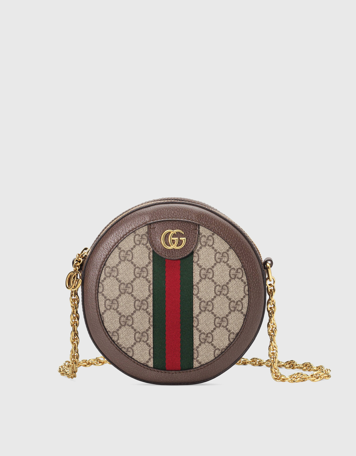 Gucci Ophidia GG Mini Canvas Round Crossbody Bag (Shoulder bags,Cross Body  Bags) 