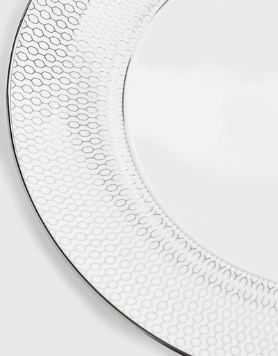 幾何白金 28cm 餐盤