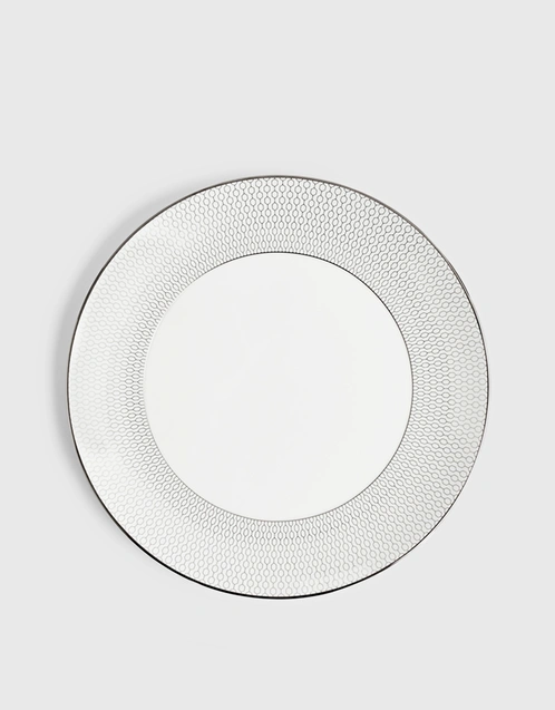 幾何白金 28cm 餐盤
