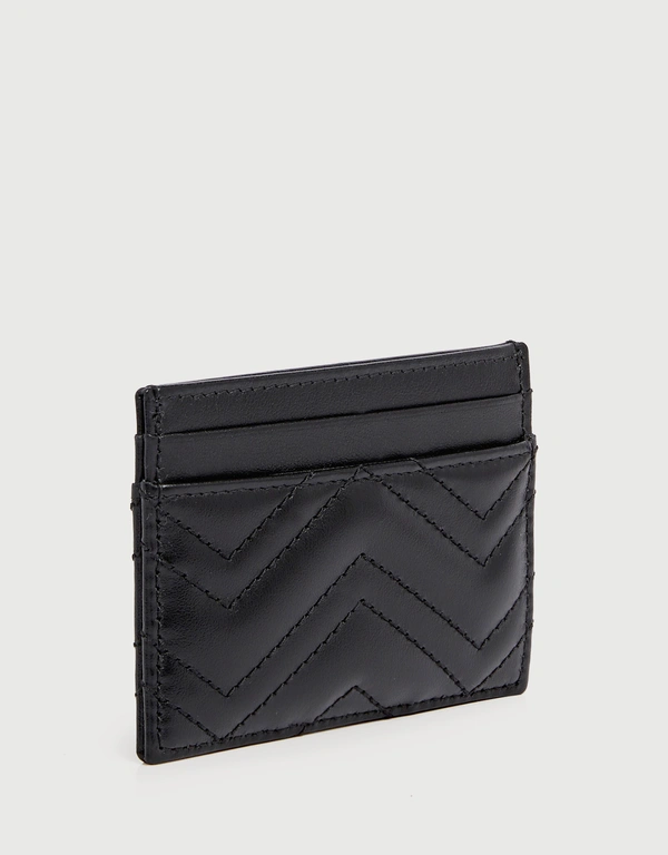 GG Marmont Leather Card Holder