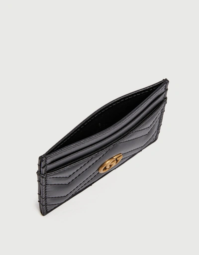 GG Marmont Leather Card Holder