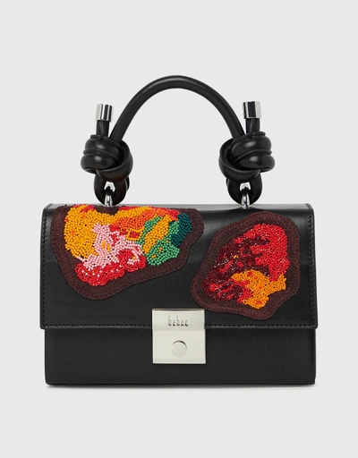 Mary Mini Handcrafted Handbag-Black Sisphos