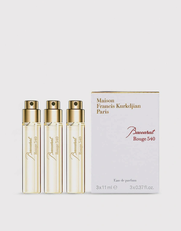 Maison Francis Kurkdjian Baccarat Rouge 540 Eau de Parfum Refills 3x11ml