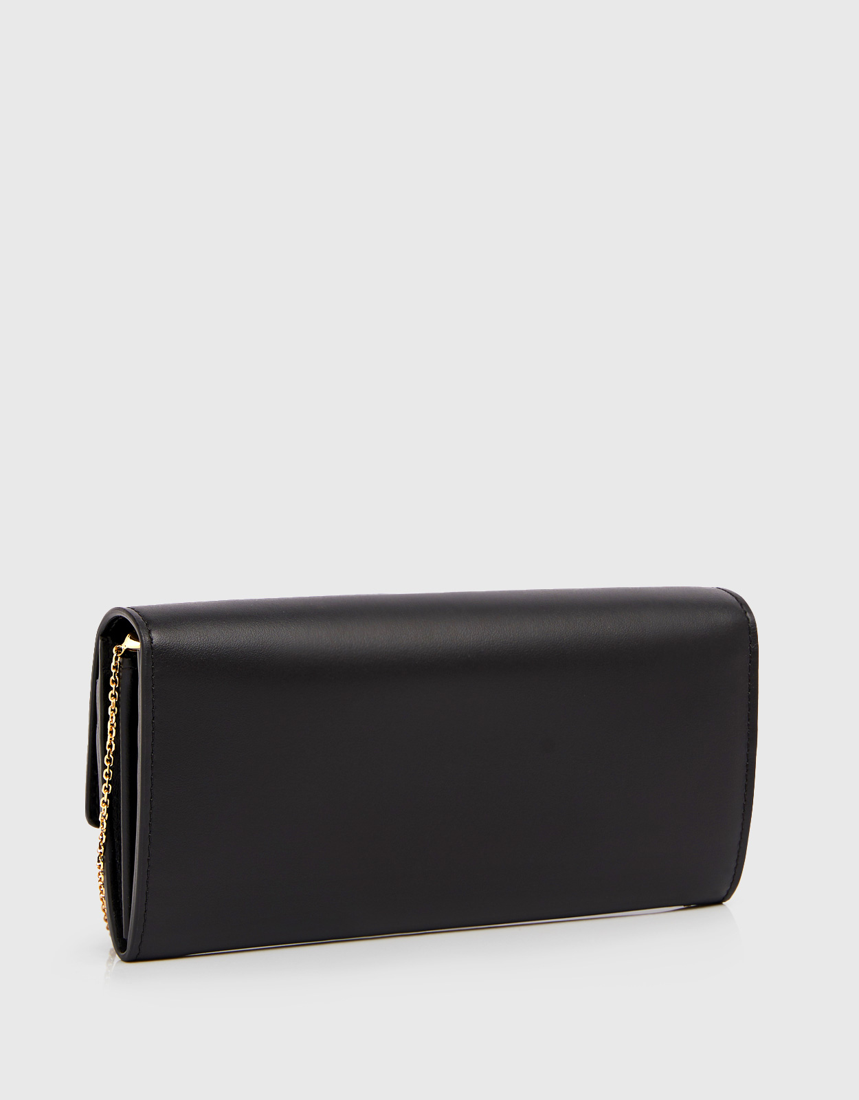 Wallet on chain clutch bag Fendi Black in Fur - 25684535