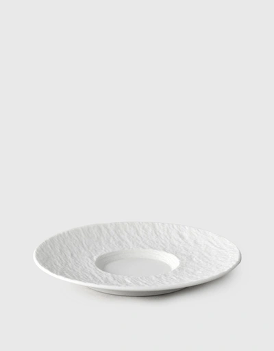 Manufacture Rock Blanc Porcelain Café Cup Saucer 17cm
