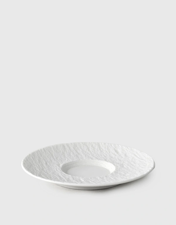 Villeroy & Boch Manufacture Rock Blanc Porcelain Café Cup Saucer 17cm