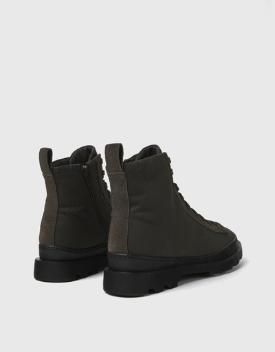 Brutus Textile and Nubuck Ankle Boots