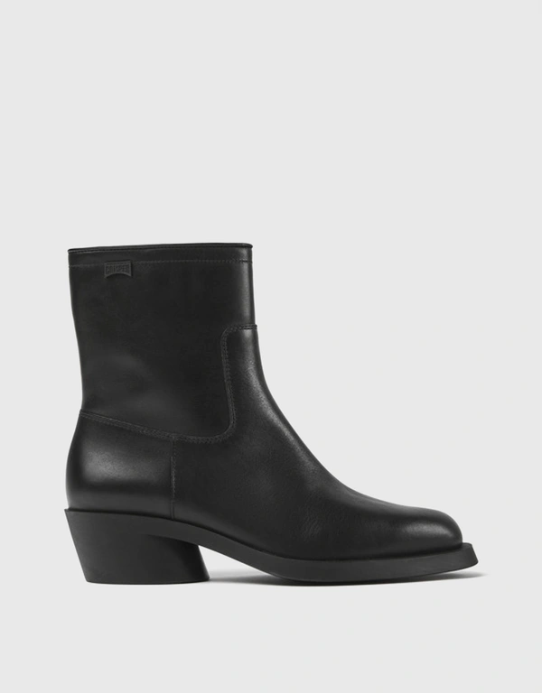 Camper Bonnie Calfskin Low-heeled Ankle Boots