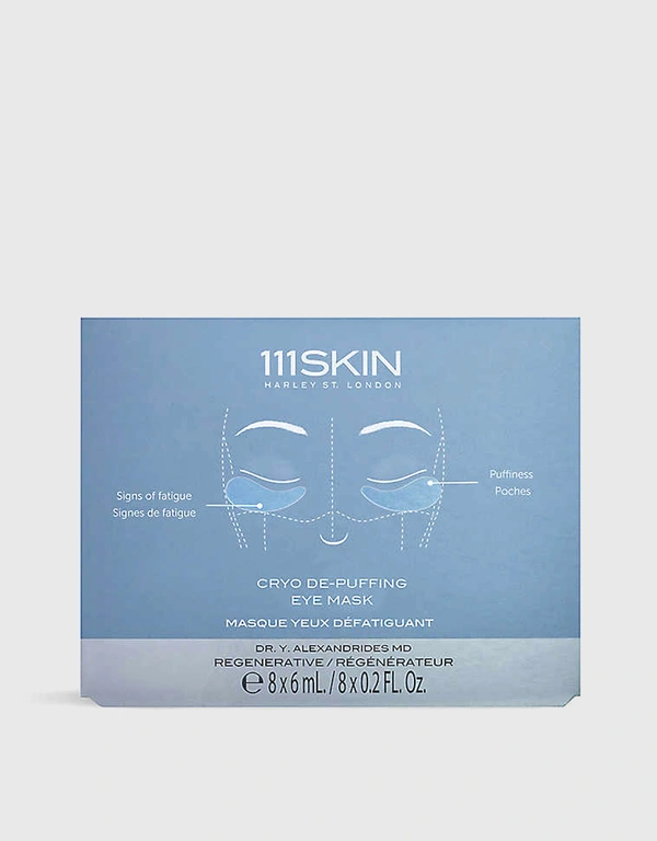 111Skin Cryo 緩解浮腫眼膜八片裝