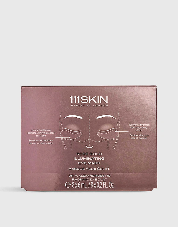 111Skin Rose Gold Illuminating Eye Mask 8 Pairs