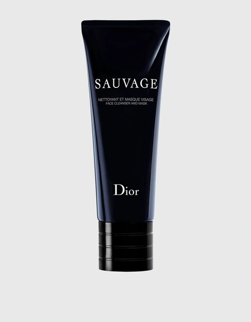 Men's Sauvage Face Cleanser and Mask 120ml