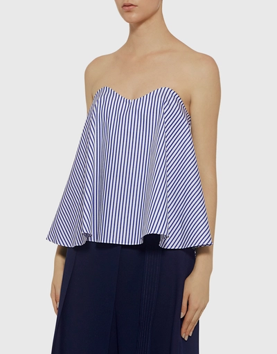Coco Striped Bustier Top