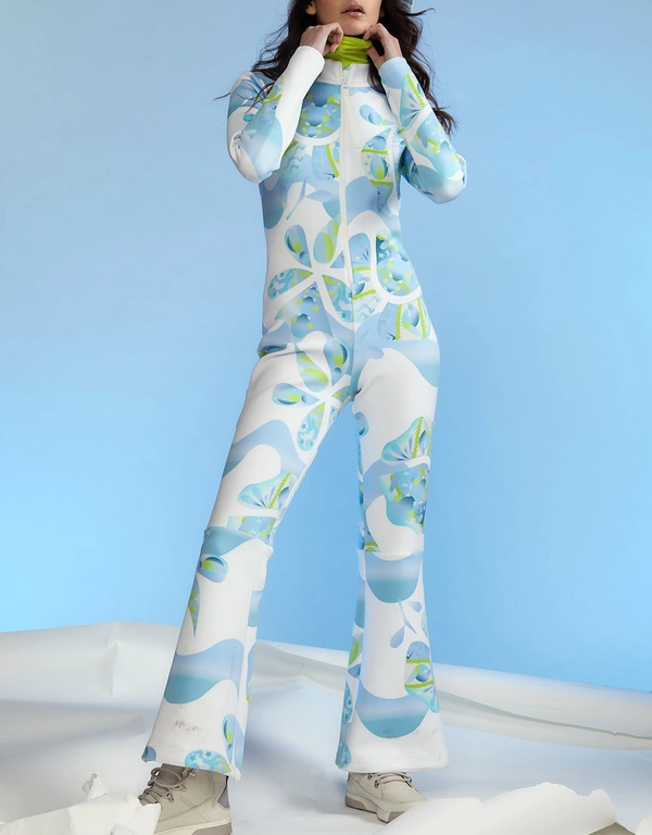 Cynthia Rowley Water Repellent Neoprene Ski Suit