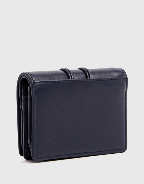 Malou Shiny Calfskin Bi-fold Wallet