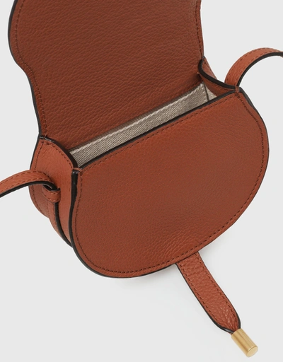 Marcie Nano Calfskin Saddle Bag