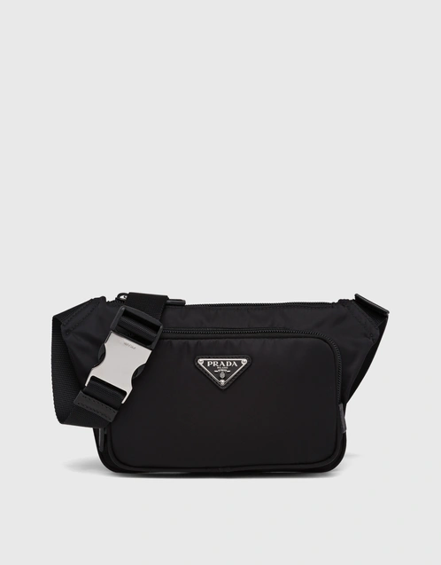 Prada Re-nylon And Saffiano Leather Shoulder Bag (Shoulder bags)