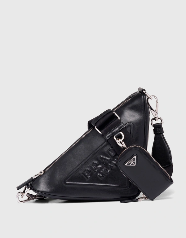 Prada Prada Triangle Leather Shoulder Bag