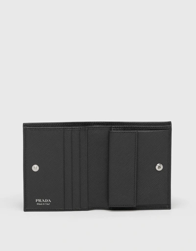 Saffiano Leather Bi-fold Wallet