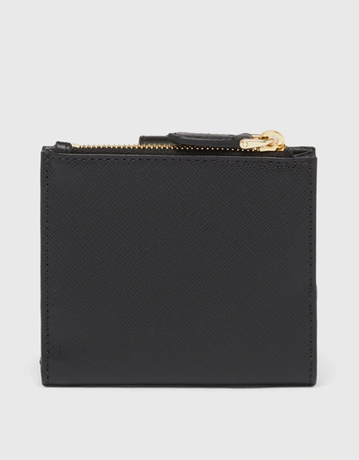 Saffiano Small Leather Wallet