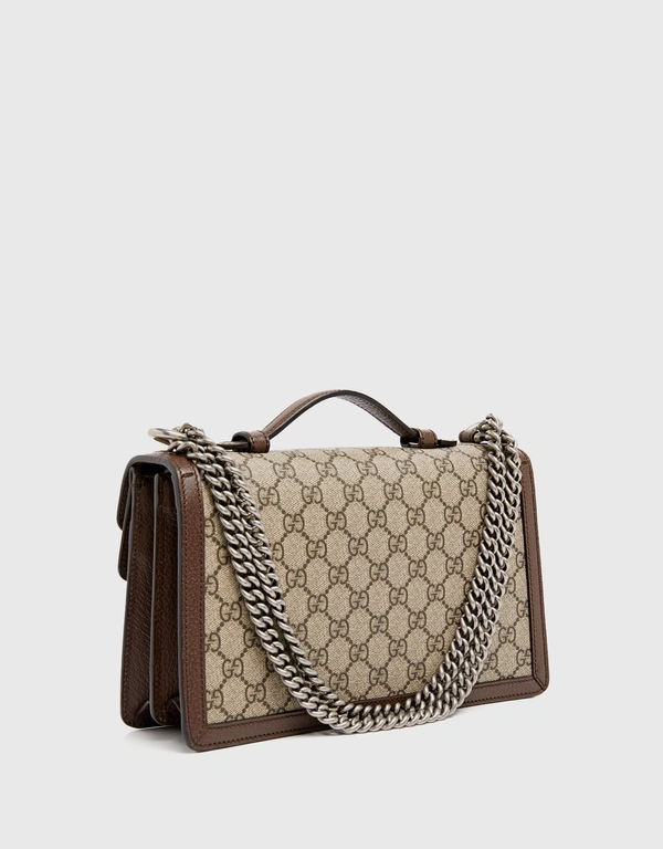 Gucci Dionysus GG Small Supreme Canvas Calfskin Chain Crossbody Bag