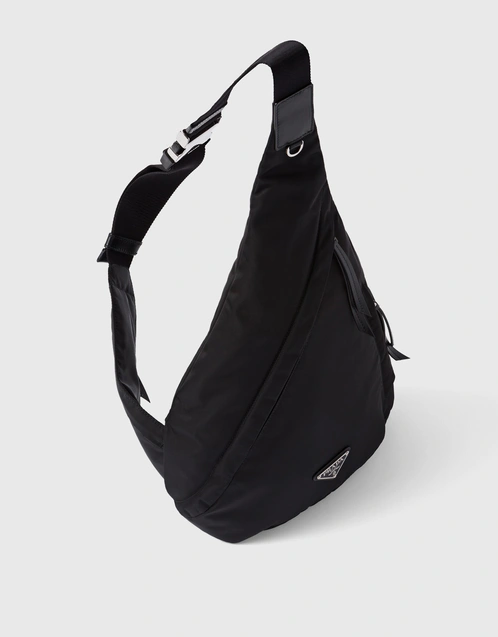 Re-nylon And Leather Backpack