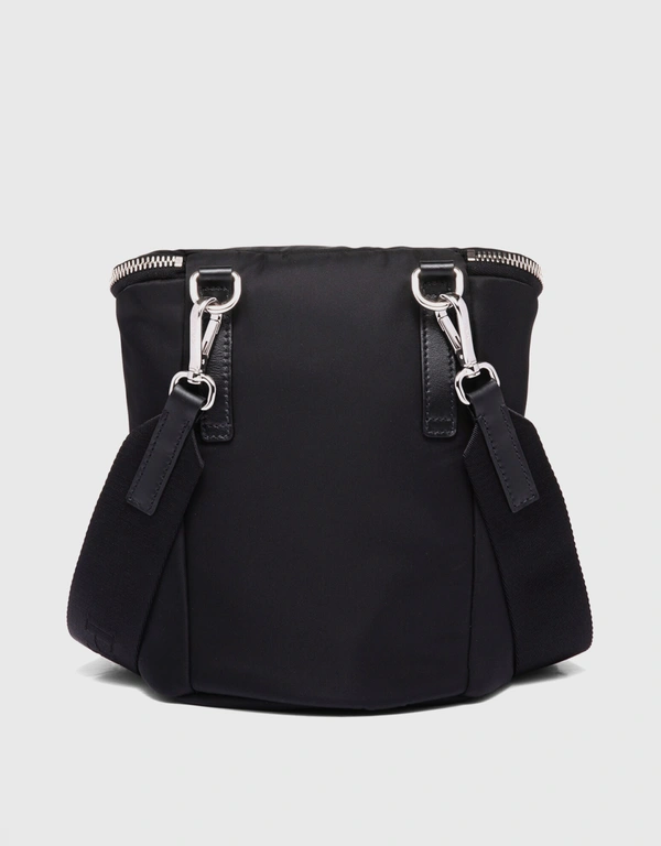 Prada Re-nylon And Leather Shoulder Bag