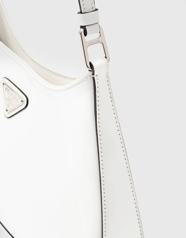 Prada Prada Cleo Brushed Leather Shoulder Bag