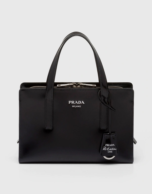 Prada Re-edition 1995 Mini Brushed-leather Top Handle Bag