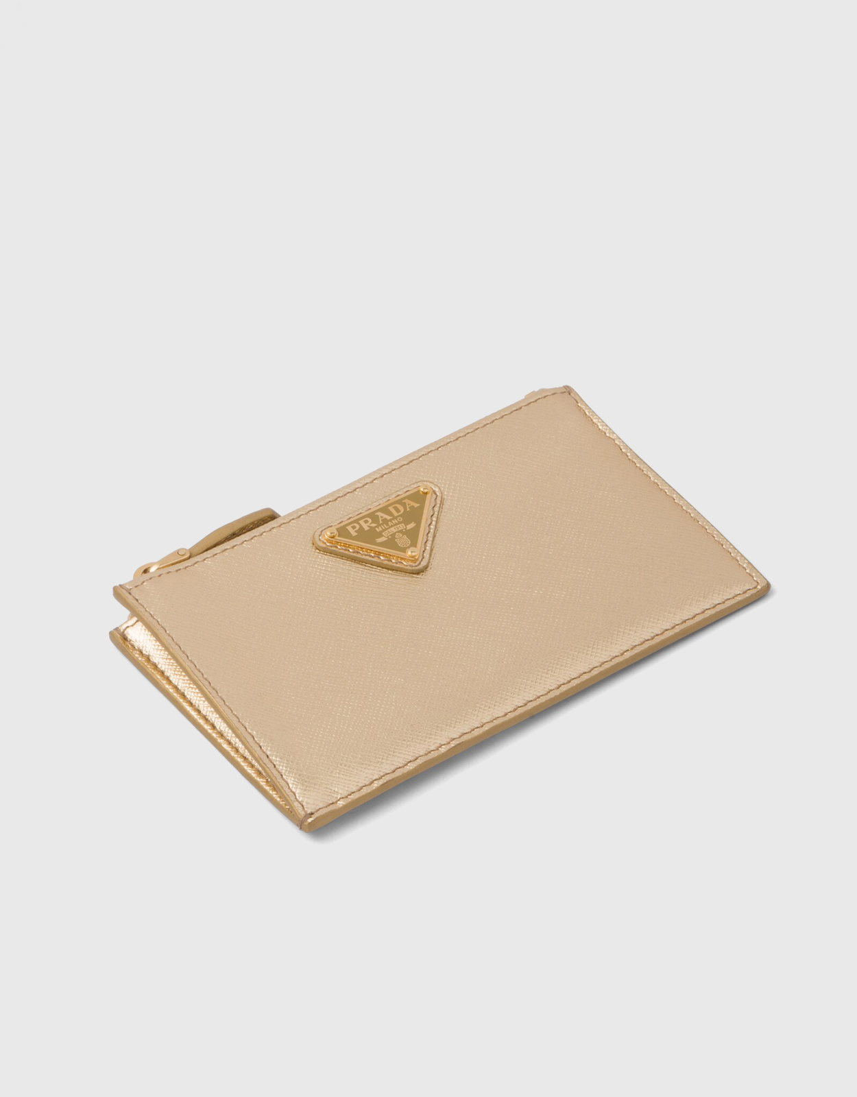Prada Saffiano Leather Card Wallet