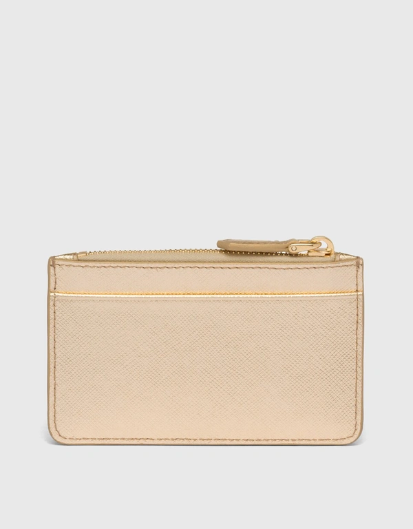 Prada Saffiano Leather Snapped Wallet