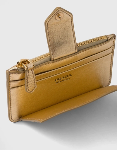 Saffiano Leather Snapped Wallet