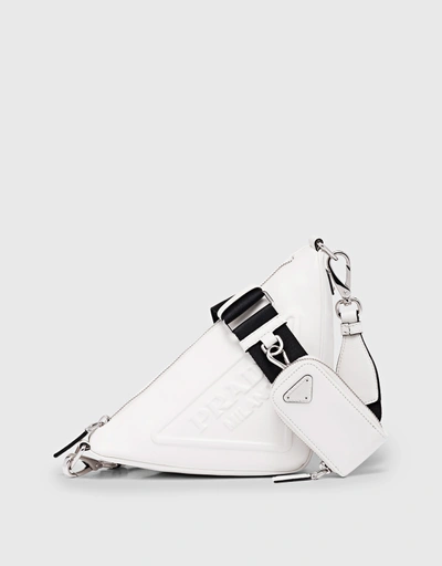 Prada Triangle Leather Shoulder Bag