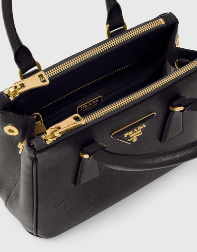 Prada Galleria Saffiano Mini Leather Top Handle Bag