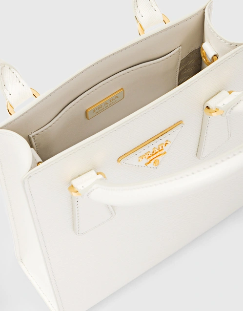 Prada - Saffiano Mini Leather Tote Handbag