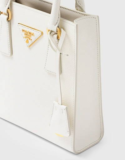 Saffiano Mini  Leather Tote Handbag