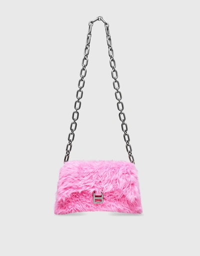 Downtown XS Fake Fur Chain Shoulder Bag