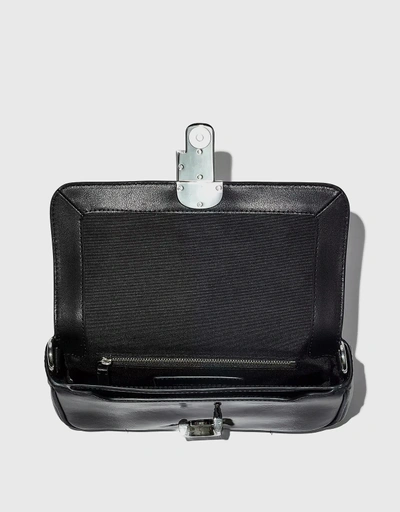 The J Marc Shadow Patent Leather Shoulder Bag