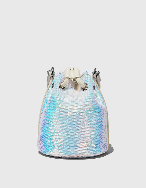 The Sequin Mini Bucket Bag